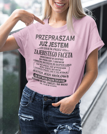 Sierpień – Wspaniały facet urodzony w sierpniu – Specjalny prezent dla twojej dziewczyny – HL08 (SKU05-11-08)