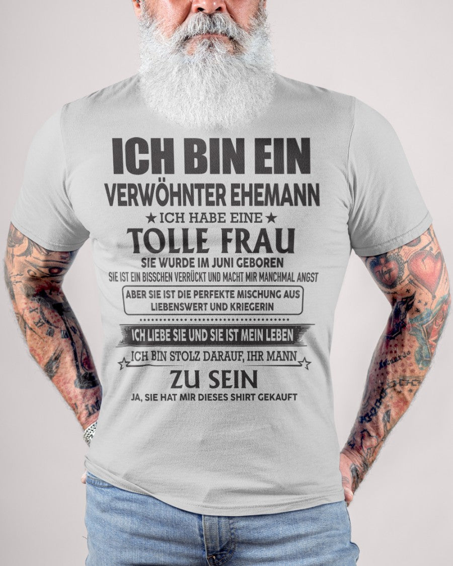 Tolle Frau, geboren im Juni – perfekte Geschenk für deinen Ehemann – HL06 (SKU06-76-06)