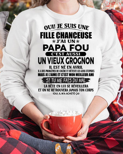 Avril Papa Fou - Le cadeau parfait pour votre fille - HL04 (SKU10-179-04)