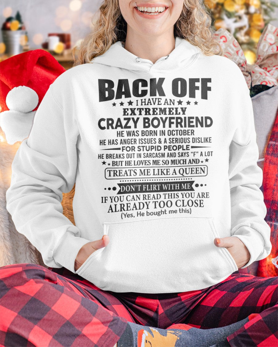 October Boyfriend - Funny Girlfriend T-Shirt – Special Gift For Your Girlfriend - HL10 (SKU2606-03-10)