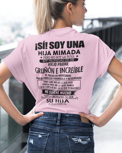 Noviembre Padre Increíble - Regalo especial para hija - TBN - T11 (SKU04-109-11)