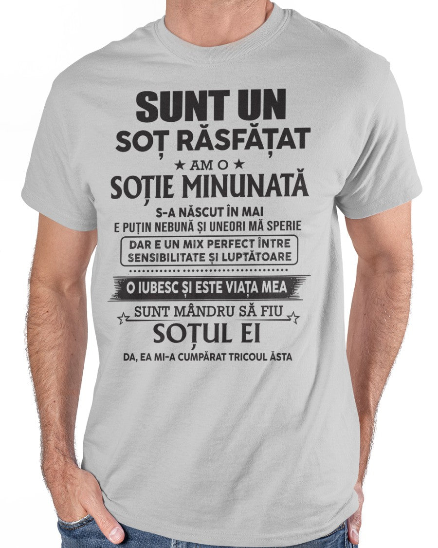 Soție minunată, născută în mai – Cadoul perfect pentru soțul tău – HL05 (SKU06-63-05)