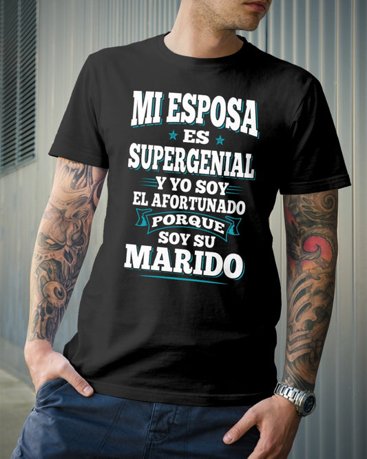Mi esposa es supergenial y yo soy el afortunado porque soy su marido (SKU07-72)