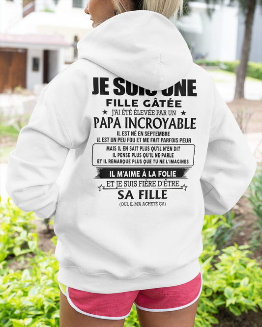 Septembre - Papa Incroyable - Le cadeau parfait pour votre fille - HL09 (SKU06-14)