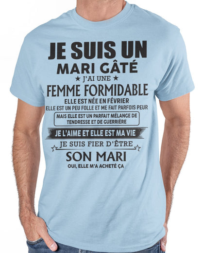 Femme Formidable Née En Février – Cadeau Parfait Pour Votre Mari – HL02 (SKU06-33-02)