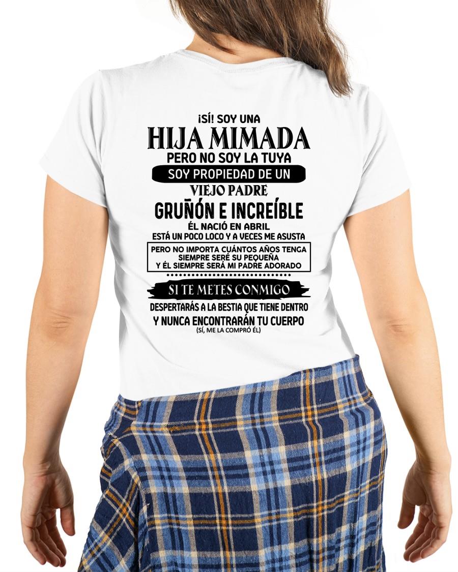 Abril - Padre increíble nacido en abril - Regalo perfecto para tu hija - T04 (SKU05-91-04)