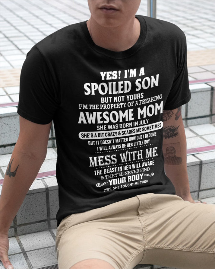 July - Amazing Mom - Perfect Gift For Your Spoiled Son - HL07 (SKU07-40-07)
