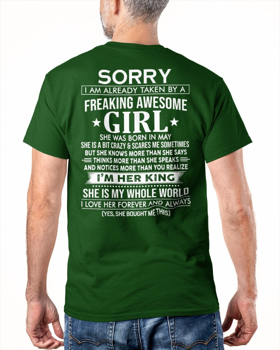 (May) Awesome Girl - Special gift for your boyfriend, husband - HL05 (SKU.US.02)