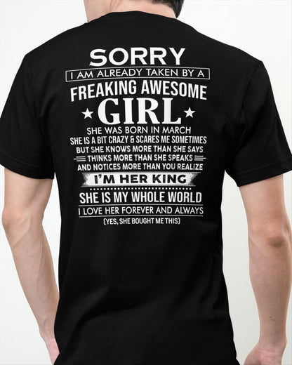 (Mar) Awesome Girl - Special gift for your boyfriend, husband - HL03 (SKU.US.02)