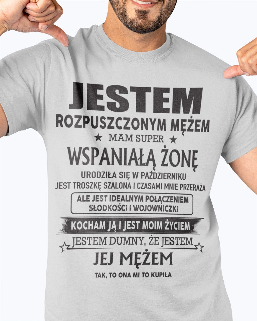 Niesamowita Żona Urodzona w październiku – Idealny Prezent dla Twojego Męża – HL10 (SKU06-26-10)