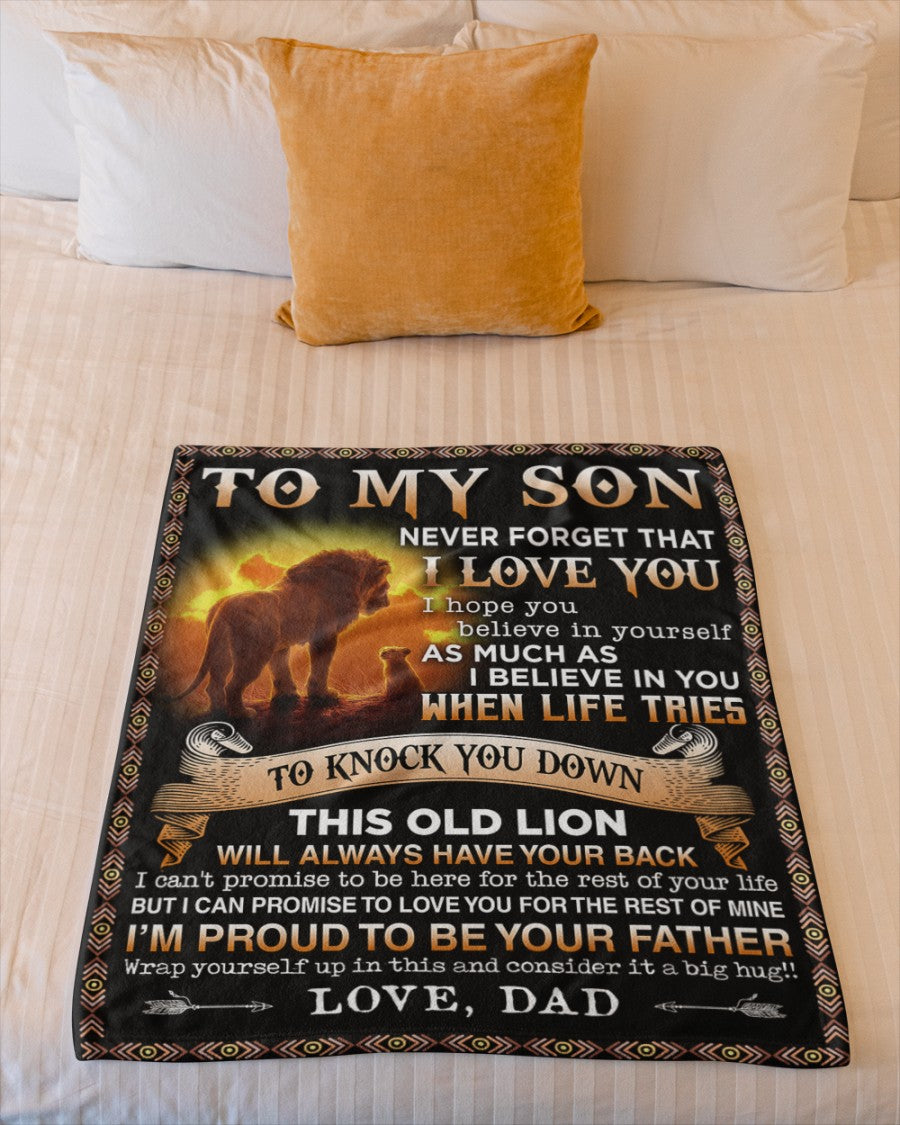 To my Son Love, dad - Blanket (SKUB06-54)