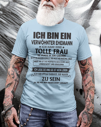 Tolle Frau, geboren im Juni – perfekte Geschenk für deinen Ehemann – HL06 (SKU06-76-06)