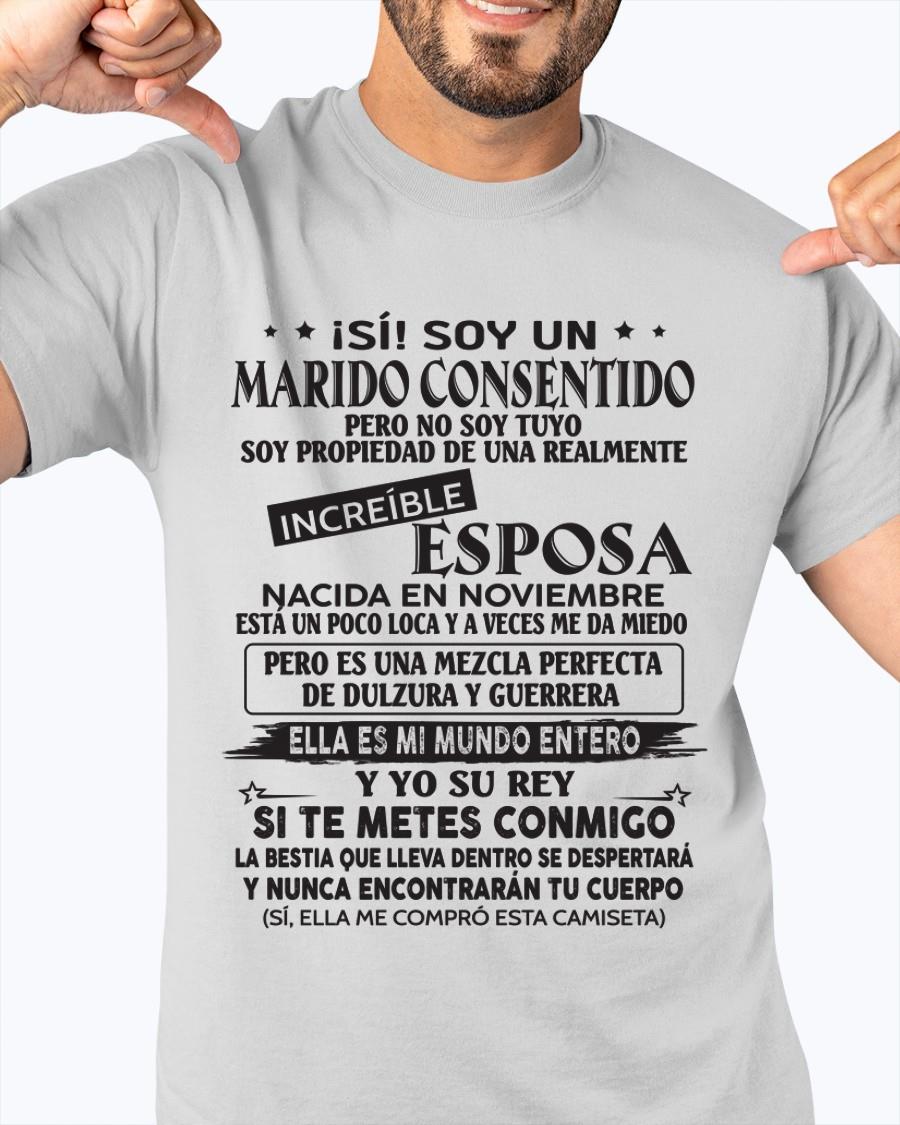 Noviembre - Esposa increíble nació en noviembre - Regalo especial para Marido - T11 (SKU05-105-11)