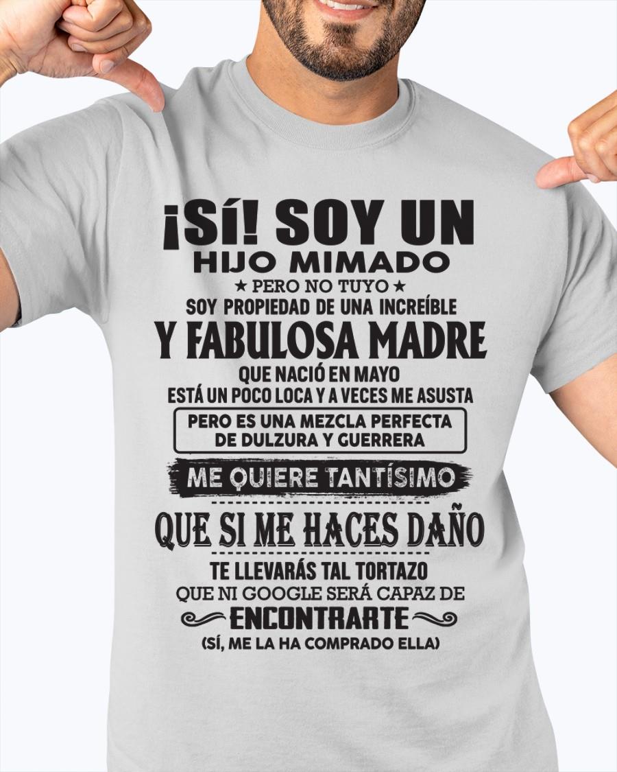 Madre increíble nació en mayo – Regalo especial para hijo – T05 (SKU06-12)