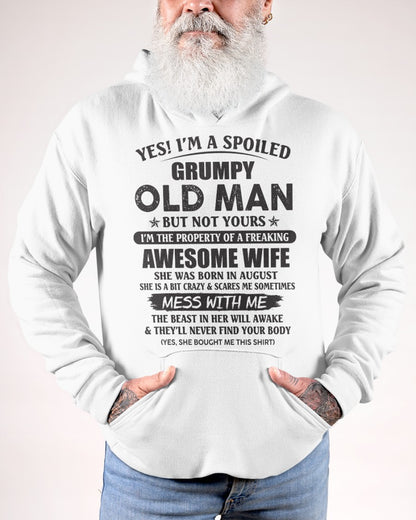 Awesome wife August - Perfect gift for your husband - HL08 (SKU96-68-08)