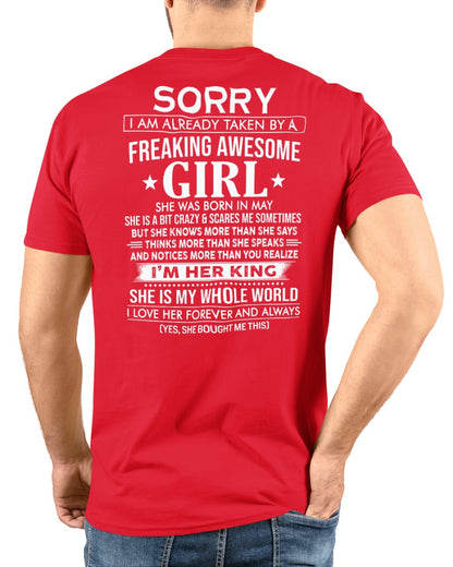(May) Awesome Girl - Special gift for your boyfriend, husband - HL05 (SKU.US.02)