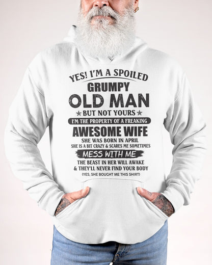 Awesome wife April - Perfect gift for your husband - HL04 (SKU96-68-04)