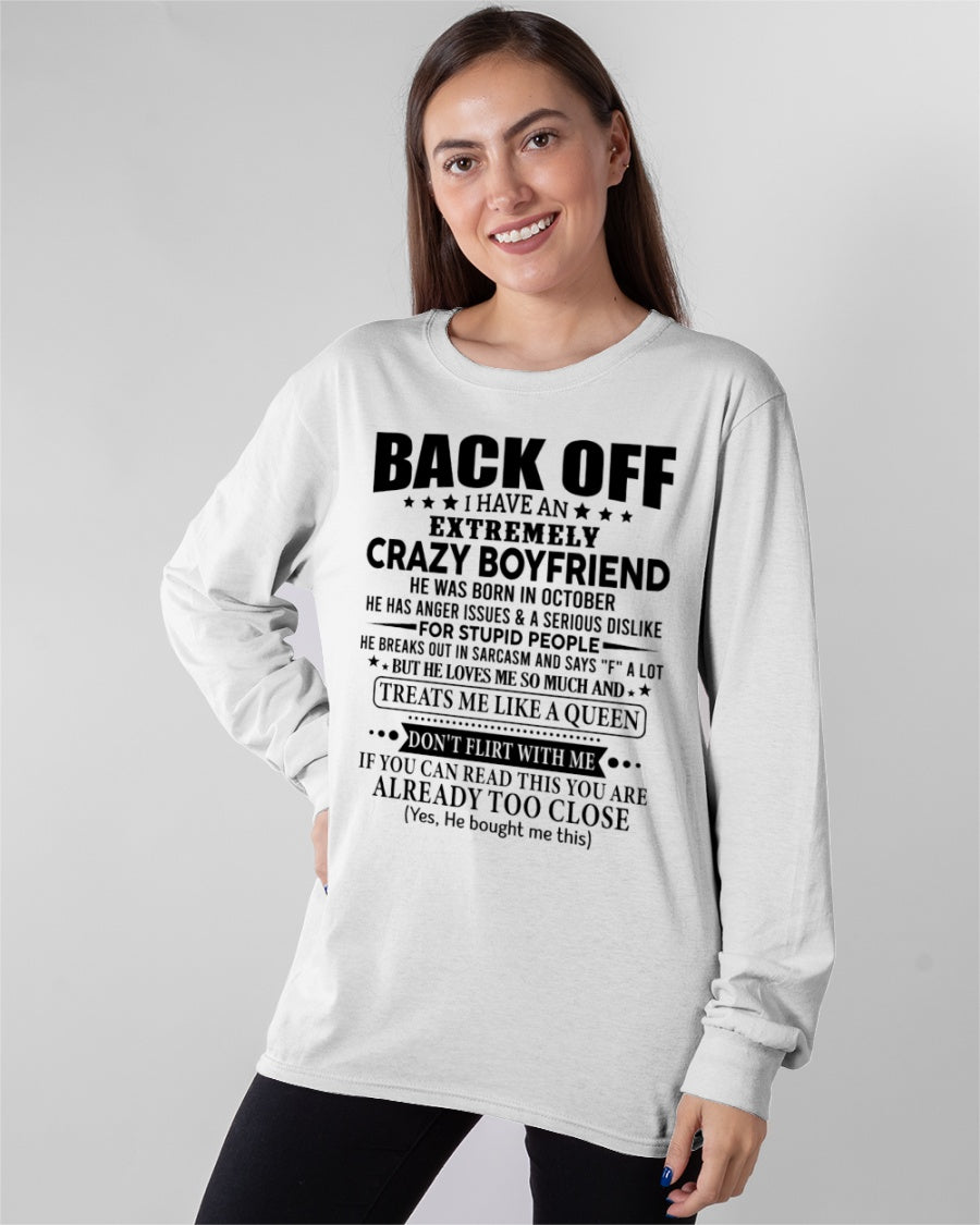 October Boyfriend - Funny Girlfriend T-Shirt – Special Gift For Your Girlfriend - HL10 (SKU2606-03-10)