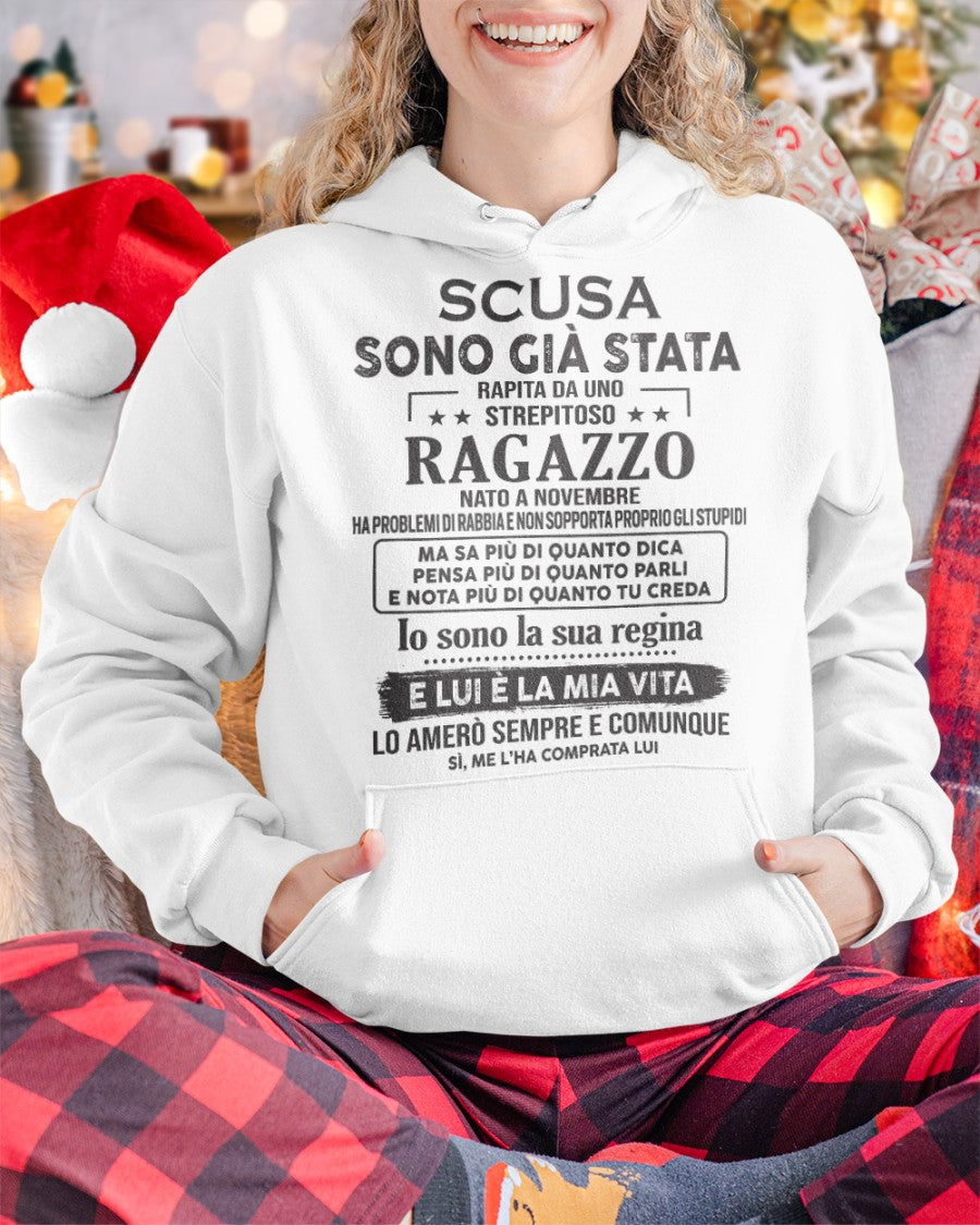Fidanzato fantastico nato a novembre – Regalo perfetto per la tua fidanzata – HL11 (SKU05-75-11)