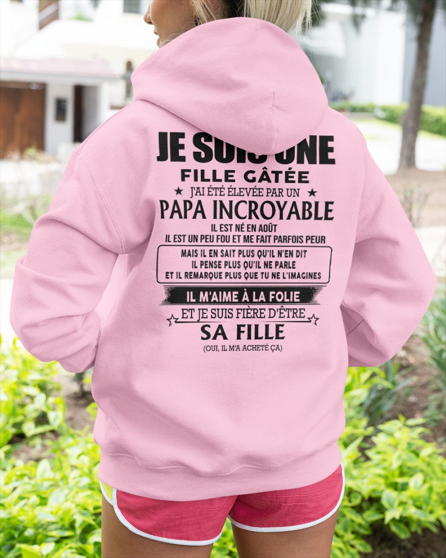 Août - Papa Incroyable - Le cadeau parfait pour votre fille - HL08 (SKU06-14)