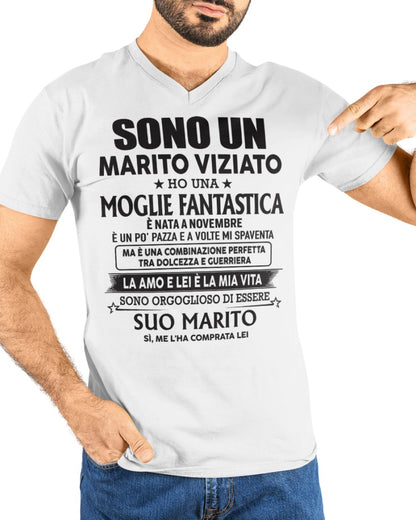 Moglie fantastica nata a novembre – Regalo perfetto per tuo marito – HL11 (SKU06-52-11)