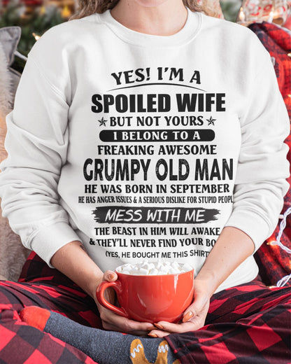 Grumpy Old Man September – Perfect gift for your wife – HL09 (SKU08-63-09)