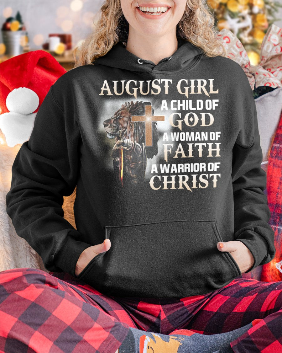 August Girl - A Child of God, A Woman of Faith, A Warrior of Christ - HL08 (SKU09-10-08)