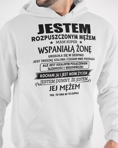 Niesamowita Żona Urodzona w sierpniu – Idealny Prezent dla Twojego Męża – HL08 (SKU06-26-08)