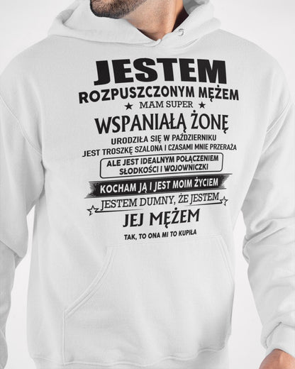 Niesamowita Żona Urodzona w październiku – Idealny Prezent dla Twojego Męża – HL10 (SKU06-26-10)