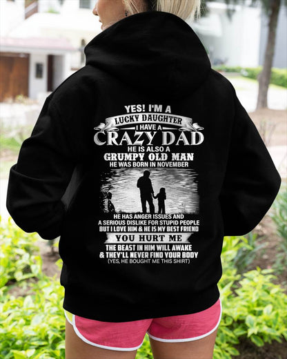 November - Gift For Daughter Tshirt - Funny T-shirts For Daughters - Special gift for your daughter - HL11 (SKU2604-47-11)