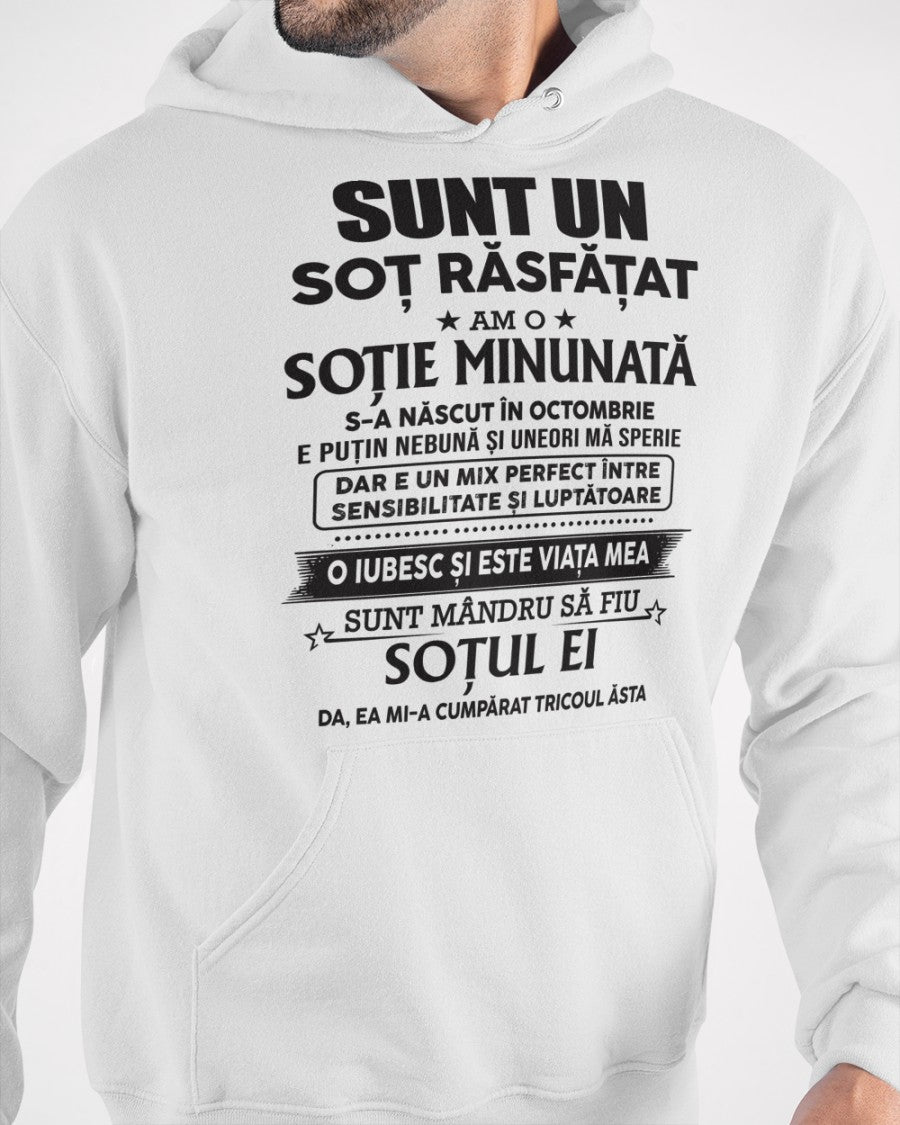 Soție minunată, născută în octombrie – Cadoul perfect pentru soțul tău – HL10 (SKU06-63-10)