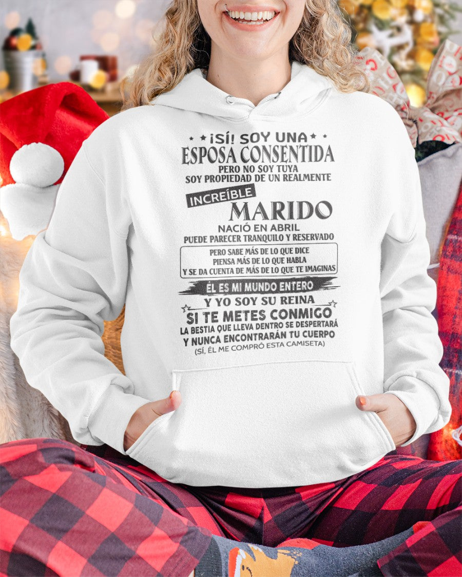 Abril - Marido Increíble Nació En Abril - Regalo Especial Para Esposa - T04 (SKU06-09-04)