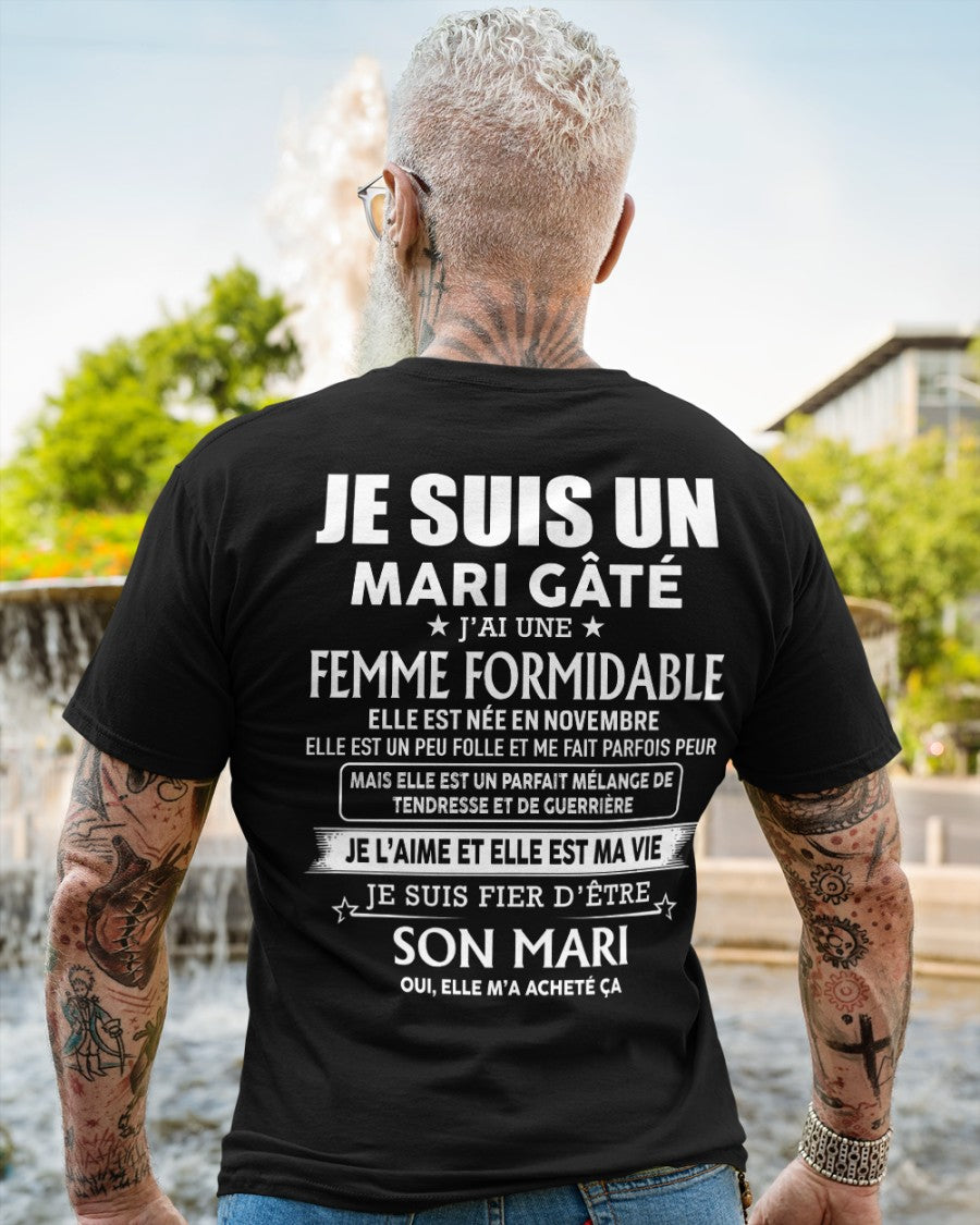 Femme Formidable Novembre – Cadeau Parfait Pour Votre Mari – HL11 (SKU06-56-11)