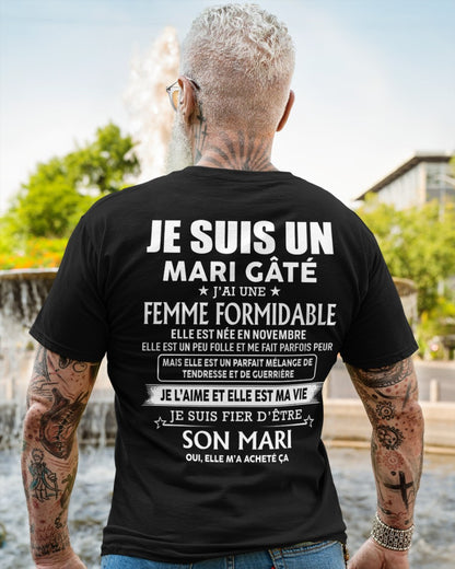 Femme Formidable Novembre – Cadeau Parfait Pour Votre Mari – HL11 (SKU06-56-11)