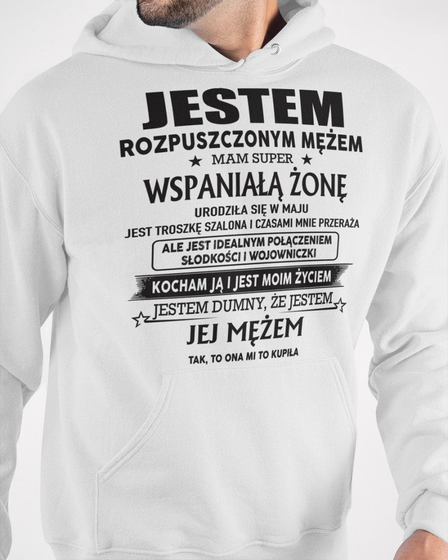 Niesamowita Żona Urodzona w maju – Idealny Prezent dla Twojego Męża – HL05 (SKU06-26-05)
