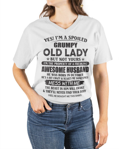 Awesome husband October – Perfect gift for your wife – HL10 (SKU07-86-10)
