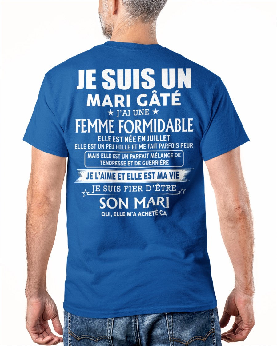 Femme Formidable Juillet – Cadeau Parfait Pour Votre Mari – HL07 (SKU06-56-07)