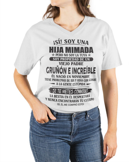 Padre increíble noviembre - Regalo perfecto para tu hija - T11 (SKU07-84-11)