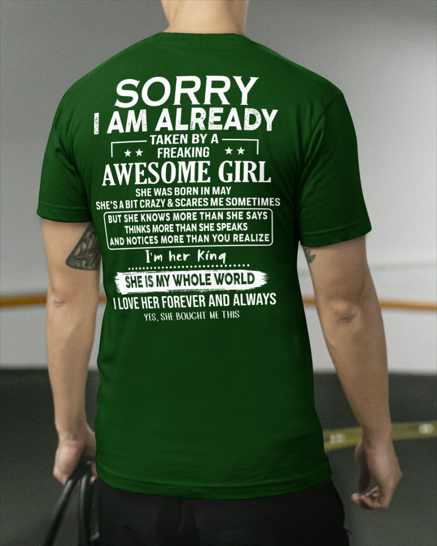 Lo siento chicas, estoy comprometido. Mi novia es una loca y linda. Regalo perfecto para tu novio. HL05 (SKU04-95-05)