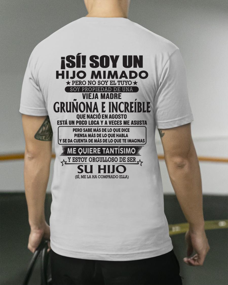 Agosto - Madre increíble de agosto – Regalo especial para hijo – T08 (SKU05-85)