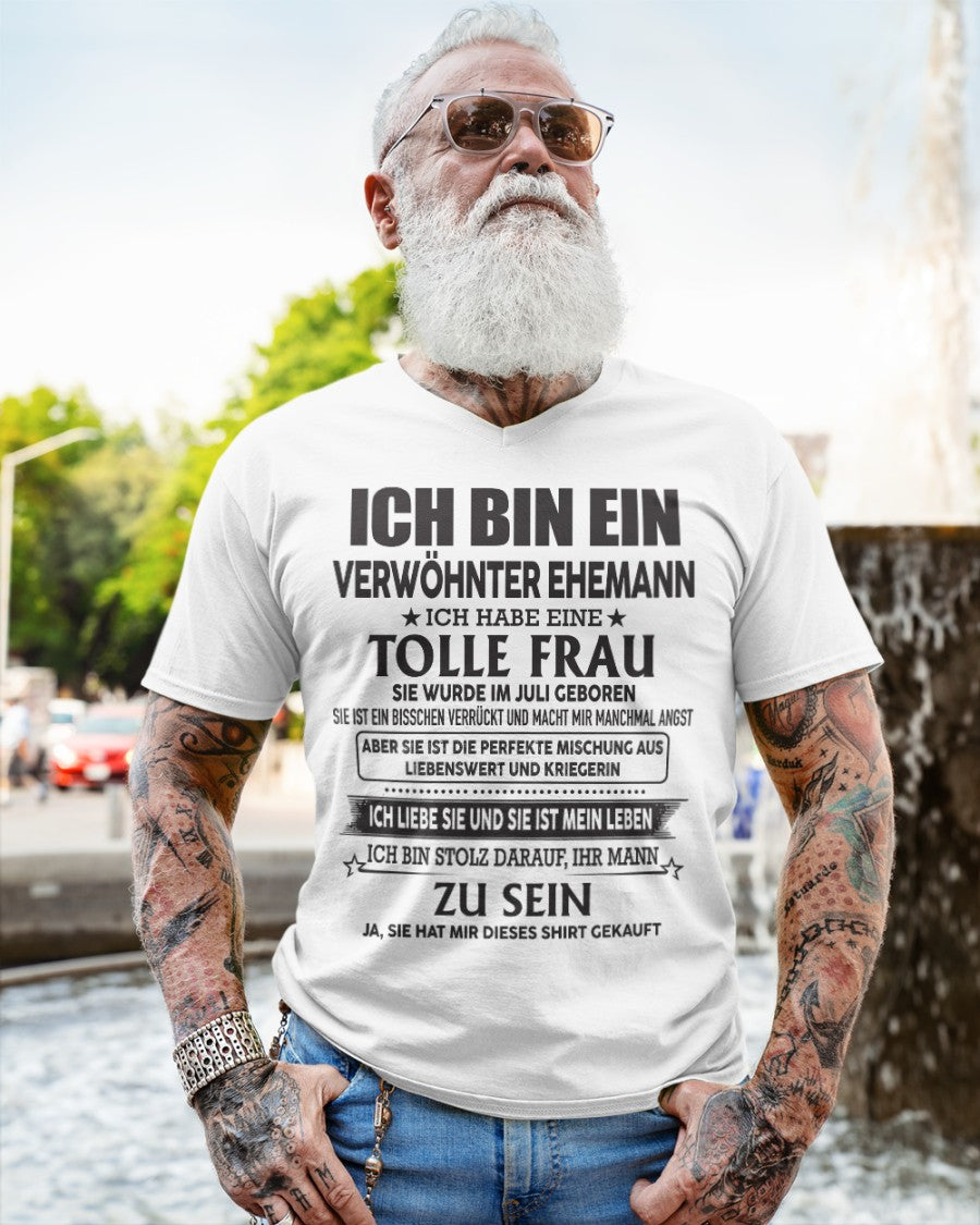 Tolle Frau, geboren im Juli – perfekte Geschenk für deinen Ehemann – HL07 (SKU06-76-07)