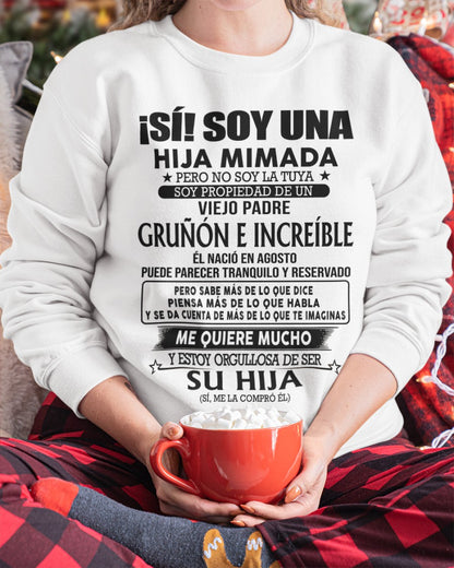Padre nacido en Agosto - Regalo especial para hija - TBN - T08 (Sku.TbnA16-08)