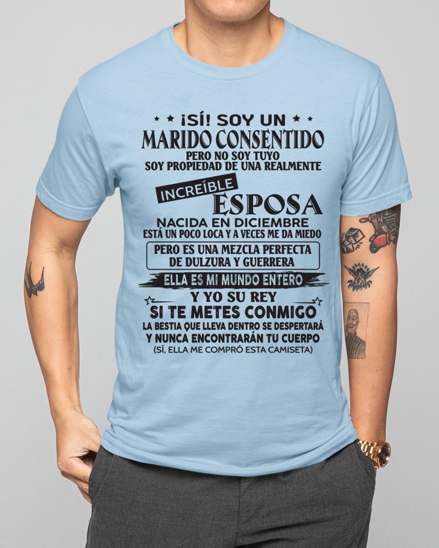 Diciembre - Esposa increíble nació en diciembre - Regalo especial para Marido - T12 (SKU05-105-12)