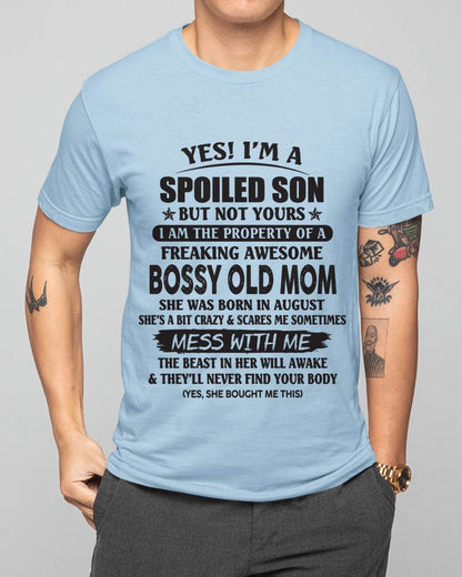August Mom - Gift For Son Tshirt - Funny T-shirts For Son - Special Gift For Your Son - HL08 (SKU07-83-08)