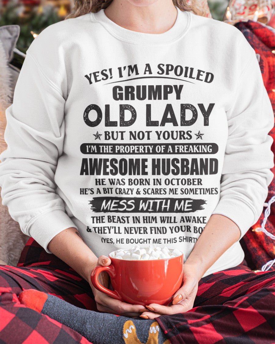 Awesome husband October – Perfect gift for your wife – HL10 (SKU07-86-10)
