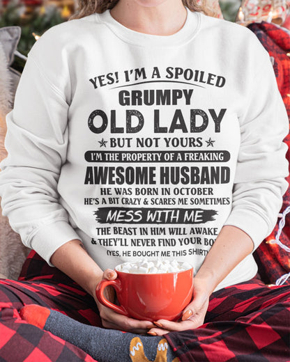 Awesome husband October – Perfect gift for your wife – HL10 (SKU07-86-10)