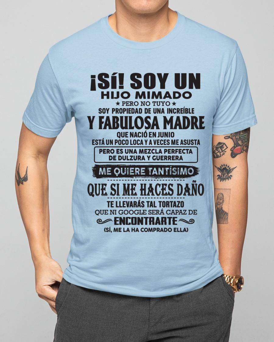 Madre increíble nació en junio – Regalo especial para hijo – T06 (SKU06-12)
