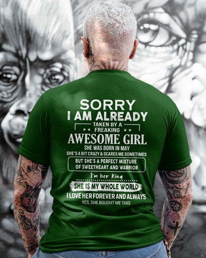 May - Awesome Girlfriend - Special gift for your Boyfriend, Husband - HL05 (SKU04-86)