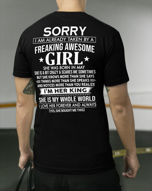 (May) Awesome Girl - Special gift for your boyfriend, husband - HL05 (SKU.US.02)