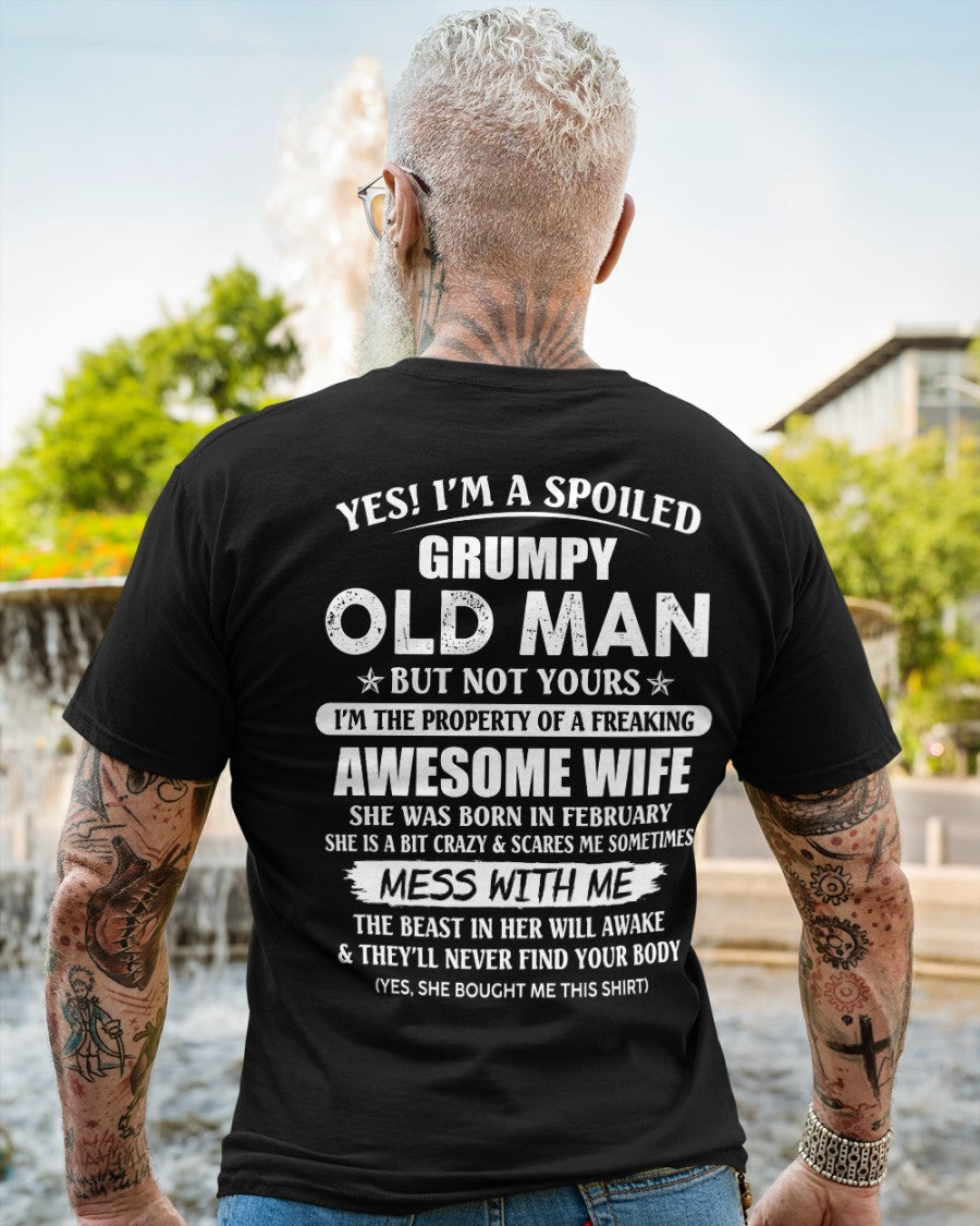 Awesome wife February - Perfect gift for your husband - HL02 (SKU06-68-02)